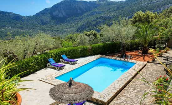 Image du logement ES-1082386-Pollença Charmante maison de vacances pour 4 personnes avec piscine et vue sur les baies de Pollença