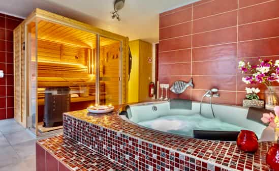 Image du logement BE-1090799-Bracht Maison de vacances avec bain à remous, sauna, jacuzzi à l&#39;extérieur et jardin