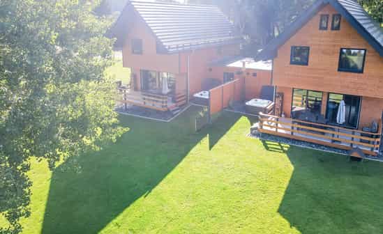 Image of accommodation BE-1091400-Bütgenbach Chalet for 6 persons + 1 baby with sauna and outdoor whirlpool in the heart of the Hautes Fagnes and the Eifel National Park. 