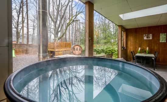 Afbeelding van accommodatie BE-1091592-Biron Luxe chalet met houtgestookte barrelsauna en hottub in de Belgische Ardennen