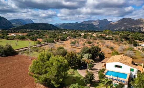 Image of accommodation ES-1091719-Pollença Wonderful private and tranquil villa with pool and garden nestled in nature, located in Pollença, in the Sierra de Tramontana of Mallorca