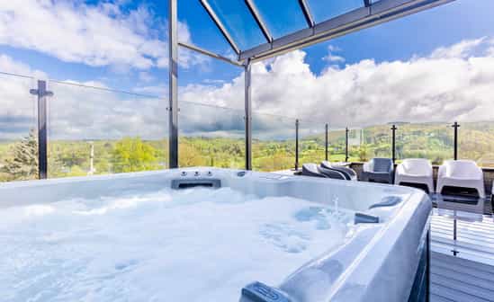 Bild von Unterkunft BE-1091422-Hotton Ferienhaus mit Jacuzzi mit wunderschöner Aussicht auf die Natur, in der Nähe von Durbuy, im Herzen der belgischen Ardennen