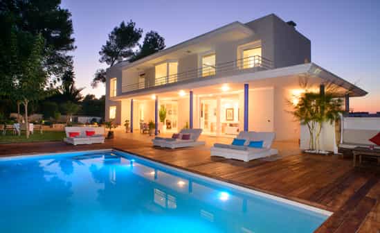 Image du logement ES-1091826-Sant Josep de sa Talaia Incroyable maison spacieuse et lumineuse avec piscine et plusieurs terrasses, située à Cala de Bou, Ibiza