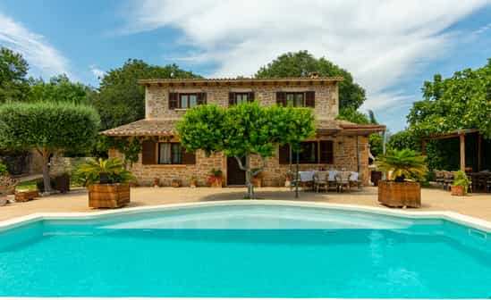 Image du logement ES-1091878-Alcúdia Maison de campagne de style typiquement majorquin avec jardin et piscine privée, près de la plage, à Alcudia, Barcarés.