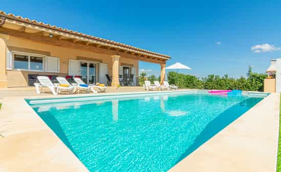 Image of accommodation ES-1091883-Binissalem Villa with large garden and spacious pool located in the rural area of Binissalem, Mallorca.