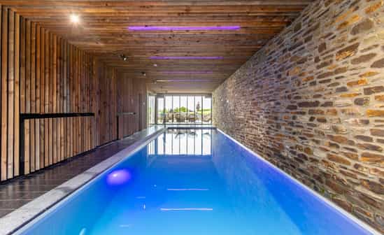 Image of accommodation BE-1091930-Vaux-sur-Sûre Fantastic holiday villa in the Ardennes with indoor pool, salt cave, infrared bench and quiet location