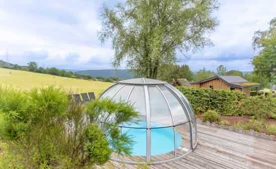 Image of accommodation BE-1090986-Trois-Ponts Comfortable chalet with pool in the middle of nature in the Ardennes