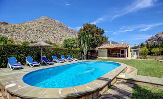 Image du logement ES-1092070-Port de Pollença Maison de campagne très calme avec piscine et jardin, située à quelques minutes du port de Pollença, Majorque