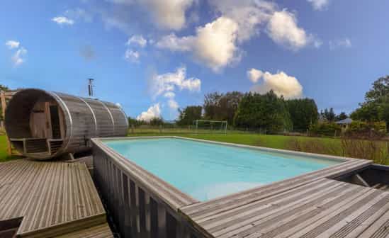 Bild von Unterkunft BE-1092067-La Roche-en-Ardenne Modernes Ferienhaus in den Ardennen mit Pool, Jacuzzi, und Sauna gelegen zwischen La Roche-en-Ardenne und La Baraque de Fraiture