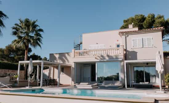 Image of accommodation ES-1092123-Llucmajor Beautiful holiday home in Mallorca with sea views, private pool and jacuzzi in Vallgonera (Cala Pi)