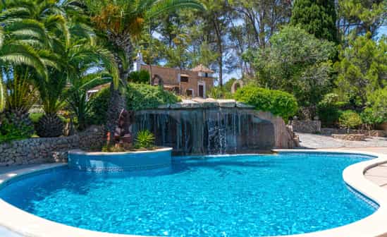 Image of accommodation ES-1092173-Esporles Stunning historic villa featuring a private pool and garden, located in Esporles, Mallorca.