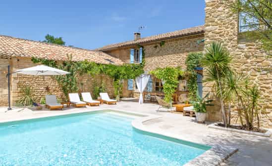 Image of accommodation FR-1092187-Maubec Beautiful holiday home with private pool, view of the Lubéron, in the Provence