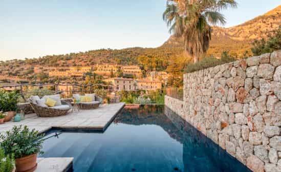 Image of accommodation ES-1092273-Deià Wonderful private house with an infinity pool and stunning views of the sea and mountains in Deià, Mallorca.