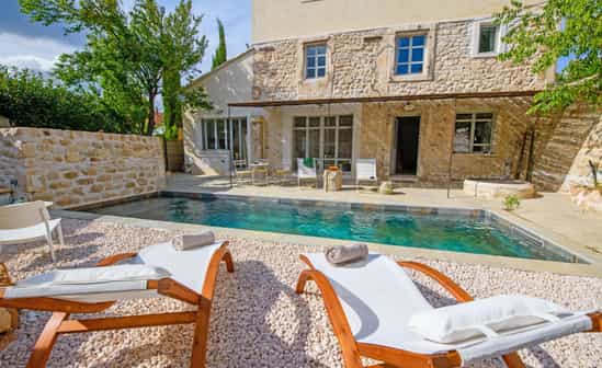 Image of accommodation FR-1092319-Maussane-les-Alpilles An exceptional renovated house with private swimming pool, ideally situated in the heart of an authentic Provencal village. 