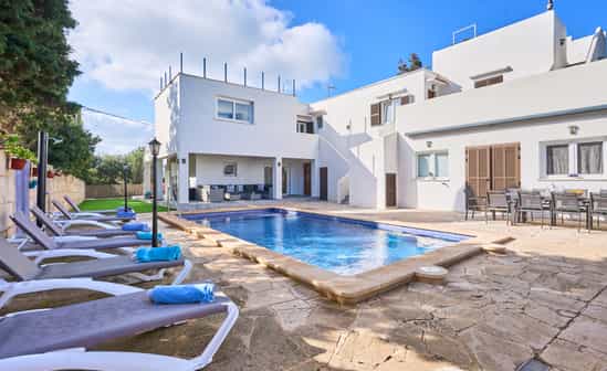 Bild von Unterkunft ES-1092332-Santanyí Mallorca Villa für 12 Personen mit Pool, Dachterrasse und Blick auf Porto Petro