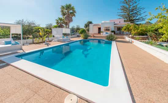 Image of accommodation ES-1092346-Sant Rafael Beautiful modern villa with a private pool, garden, and Balinese beds in San Rafael, Ibiza.