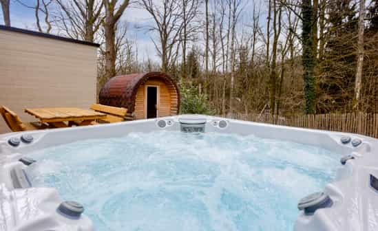 Imagen del alojamiento BE-1092176-Barvaux Holiday chalet with jacuzzi, sauna and playground near Durbuy, in the Ardennes