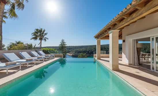 Image of accommodation ES-1092377-Sol de Mallorca Beautiful modern villa with sea views, infinity pool, and very close to the beach, in Sol de Mallorca, Calviá.